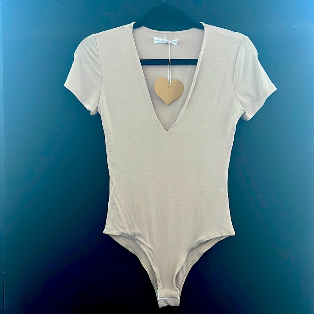 Wasabi & Mint tan soft bodysuit